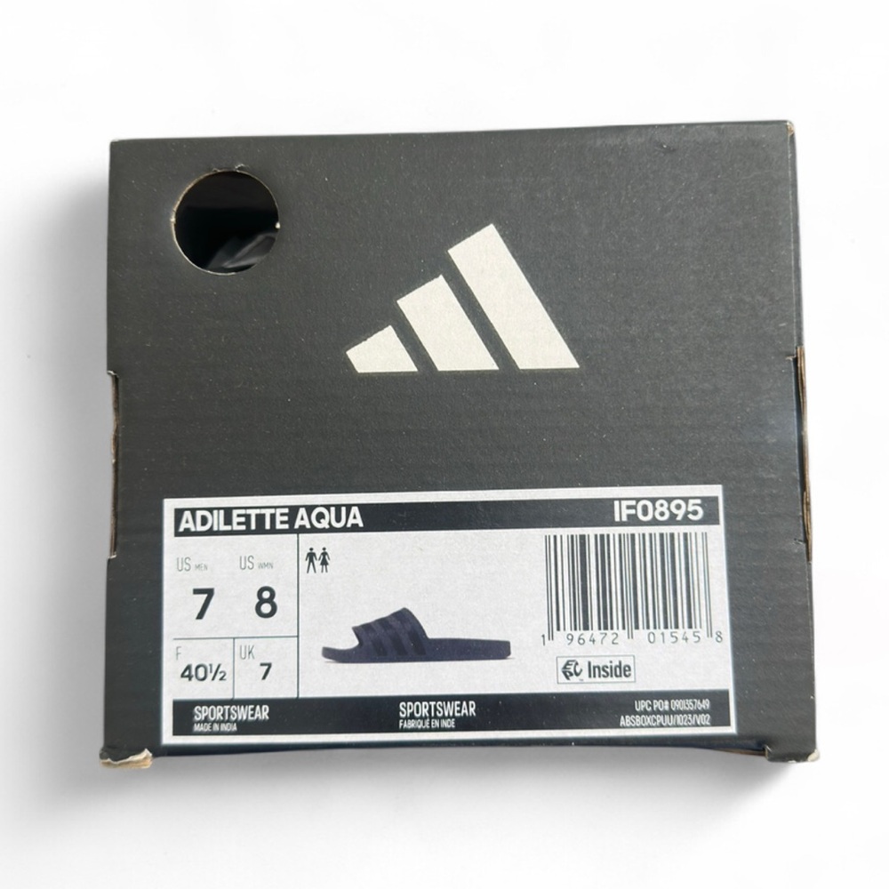 adidas Adilette Aqua Slides/Sandals Size US 7 Men’s/ 8 Women’s (NEW) - Picture 6 of 8